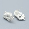 Alloy Stud Earring Findings PALLOY-F255-15-3