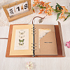 Rectangle Imitation Leather with Alloy Scrapbook DIY Binder Photo Album AJEW-WH20006-475A-4