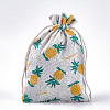 Polycotton(Polyester Cotton) Packing Pouches Drawstring Bags ABAG-T007-02J-2