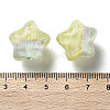 Gradient Color Transparent Hand-drawed Acrylic Beads TACR-P012-01B-13-3