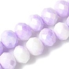 Electroplate Glass Beads Strands LAMP-S068-11A-3