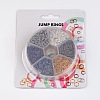 1 Box 6 Color Iron Jump Rings IFIN-JP0012-4mm-3