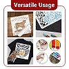 PET Hollow Out Drawing Painting Stencils DIY-WH0675-141-3