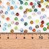 Transparent Colours Rainbow Glass Seed Beads SEED-N007-08-4