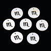 Natural Freshwater Shell Charms SHEL-N027-10H-1