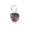Brass Micro Pave Cubic Zirconia Pendants LS-KK-H204-01S-03-1