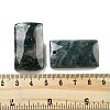 Natural Moss Agate Pendants G-H007-04-3