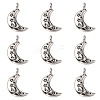 Tibetan Style Alloy Pendants X-TIBEP-S299-27AS-RS-1