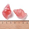 Cherry Quartz Glass Carved Figurines DJEW-L023-H02-3