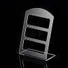 Organic Glass Earring Display Racks LS-EDIS-N001-02B-1