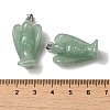 Natural Green Aventurine Pendants G-C095-03P-05-3