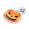 Halloween Style Printed Acrylic Pendants OACR-M007-03D-2