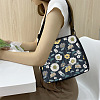 Flower Printed Polyester Shoulder Bags PW-WG4B978-01-1