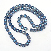 Electroplate Glass Bead Strands EGLA-S131-10mm-A04-2