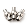 Tarnish Resistant 304 Stainless Steel Magnetic Clasps X-STAS-E006-1-3