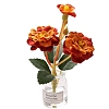 Resin Flower Miniature Ornaments PW-WG7E838-03-1