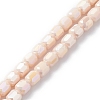 Electroplate Glass Beads Strands EGLA-K015-08B-1