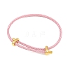Adjustable 304 Stainless Steel Wire Rope Cord Bracelets Making AJEW-D047-01G-A-2