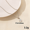 304 Stainless Steel Geometric Pendant Necklaces IQ6554-1-1