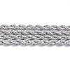 Tarnish Resistant 304 Stainless Steel Rope Chains CHS-H020-04P-1