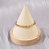 304 Stainless Steel Link Chain Bracelets for Women LS-BJEW-Z143-25G-2