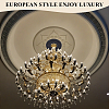 2Pcs Round Ring Imitation Leather Chandelier Base FIND-CN0002-09A-4