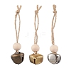 3Pcs 3 Colors Iron Bell Pendant Decoration HJEW-JM02228-1