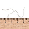 Brass Flat Ear Wire KK-CBA57BD-09P-3
