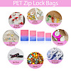 100Pcs 4 Styles PET Zipper Bags OPP-TA0001-19C-9