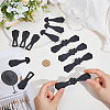 8Pcs 1-Hole PU Leather Buttons FIND-GF0008-82C-3