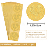 Self Adhesive Gold Foil Embossed Stickers DIY-WH0211-278-2