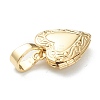 Brass Locket Pendants X-KK-P199-15G-4