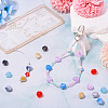 140Pcs 7 Colors Two Tone Acrylic Beads TACR-TA0001-50A-7