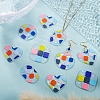 16Pcs 4 Style Transparent Acrylic Pendants KY-SZ0001-32-5