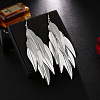 Metal Tassel Dangle Earrings SV1506-1-1
