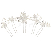 Acyrlic Hair Forks OHAR-WH20005-36S-7