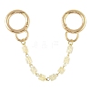 Glass Link Bag Extender Chains HJEW-YW00101-05-1
