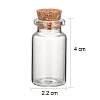 Glass Jar Glass Bottles X3-AJEW-H004-7-1-3