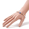 Polymer Clay Evil Eye & Glass Seed Beaded Stretch Bracelet for Women BJEW-JB08617-3