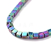 Electroplated Non-magnetic Synthetic Hematite Beads Strands G-G862-03E-3