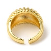 Rack Plating Brass Open Cuff Rings RJEW-M162-23G-3