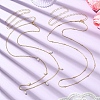 2Pcs Alloy Snake Chain Chain Belts Sets AJEW-CJC0015-005-6