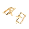 SHEGRACE Brass Hoop Earring Findings XGRQ79307-948G-2