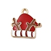 Christmas Alloy Enamel Pendants FIND-H055-17B-G02-1