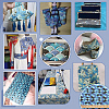 Japanese-style Cotton Fabric DIY-WH0671-277B-5