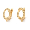 Brass Earring Findings KK-O100-01G-1