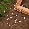 Tarnish Resistant 304 Stainless Steel Linking Ring X-STAS-T047-15C-5