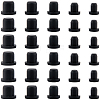 50Pcs 5 Styles Silicone Hole Plugs AJEW-GF0011-62H-6