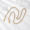 304 Stainless Steel Cable Chain Purse Chains AJEW-BA00159-03-1
