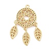 Rack Plating Brass Cubic Zirconia Pendants KK-D031-06G-2